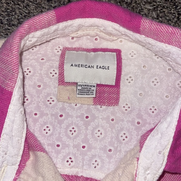 American Eagle Plaid Flannel XS - Picture 3 of 4